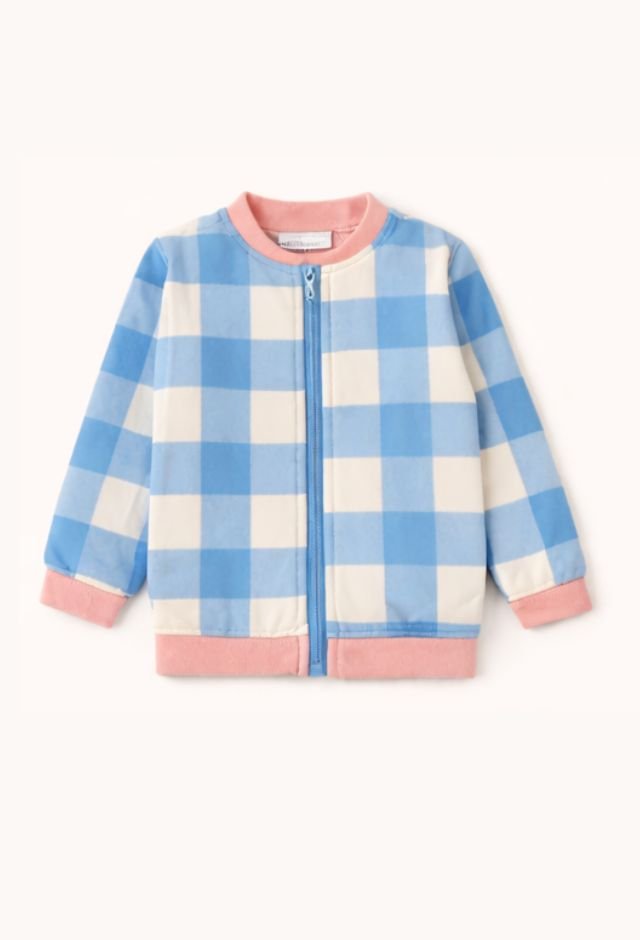 Blusa Suedine Bolso Azul
